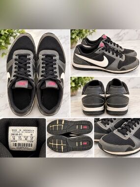 Nike Women’s Size 10 Black Gray White Retro Sneakers Style 386199-011